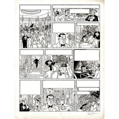 Original page -  Blake and Mortimer - The Valley of the Immortals - vol. 1 - Page 26