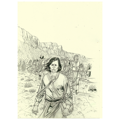 Illustration originale - Geronimo - N°9