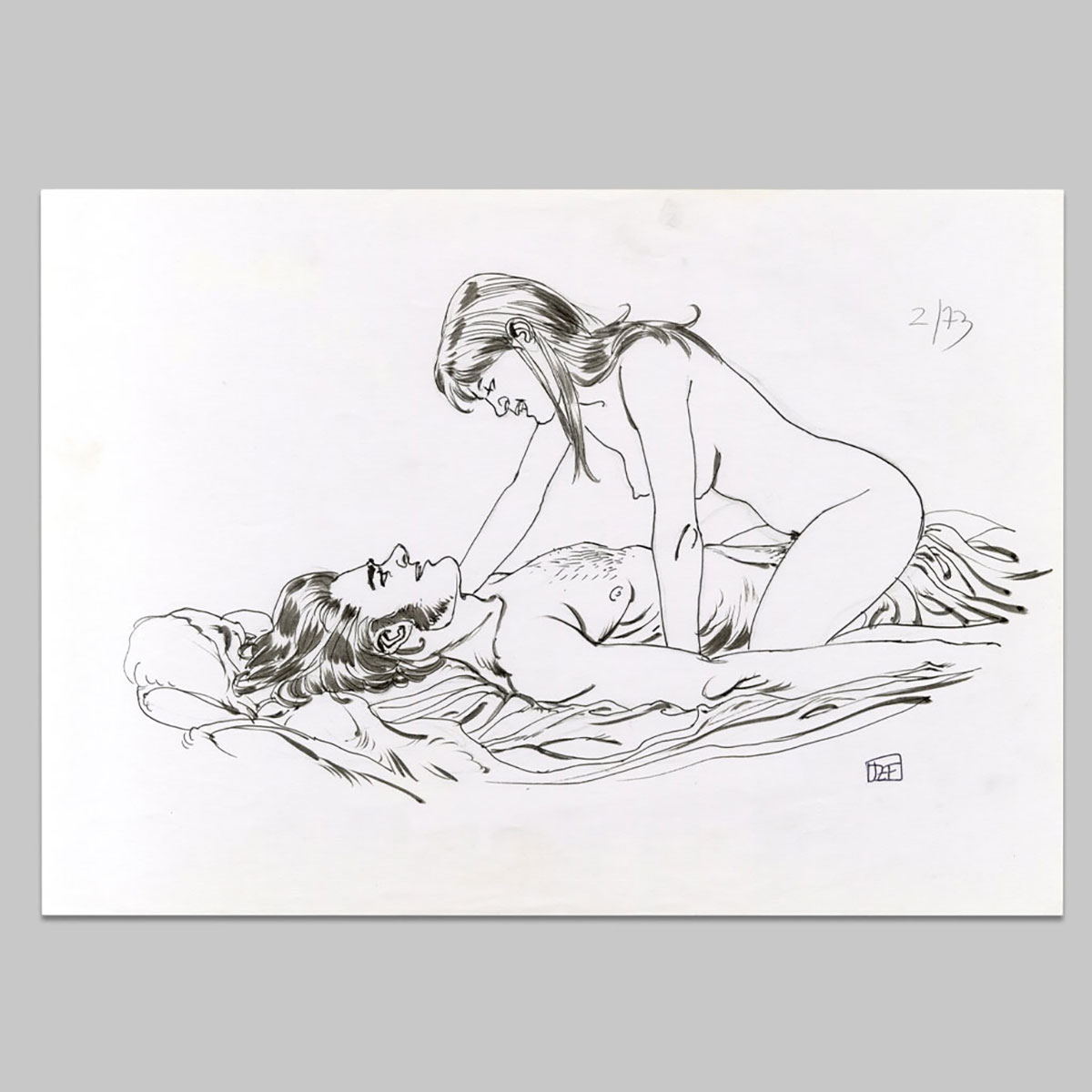 Illustration originale Flash, L'amour sous opium